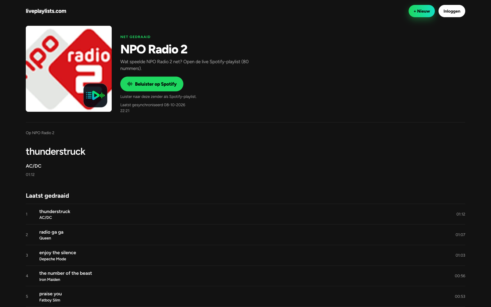 LivePlaylists